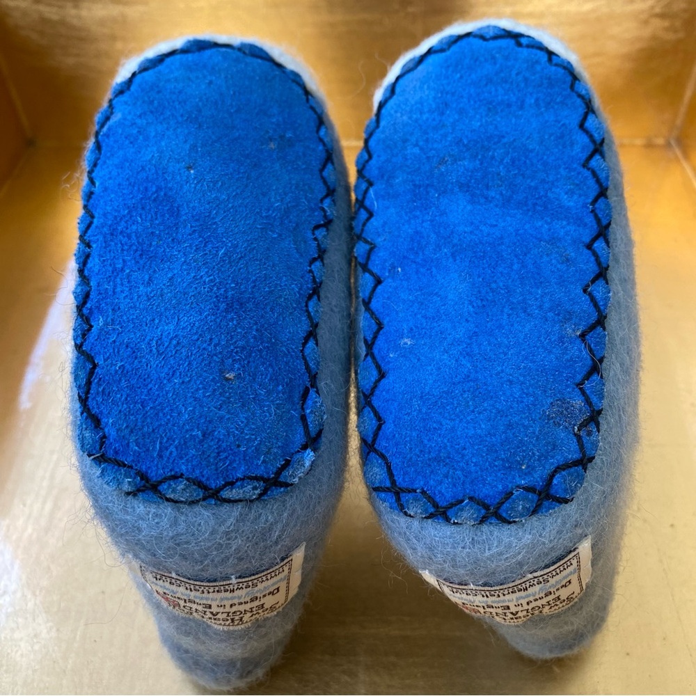 Rory Rabbit Felt Slippers, by Sew Heart Felt England. 12-18 months. Handmade - Picture 8 of 12